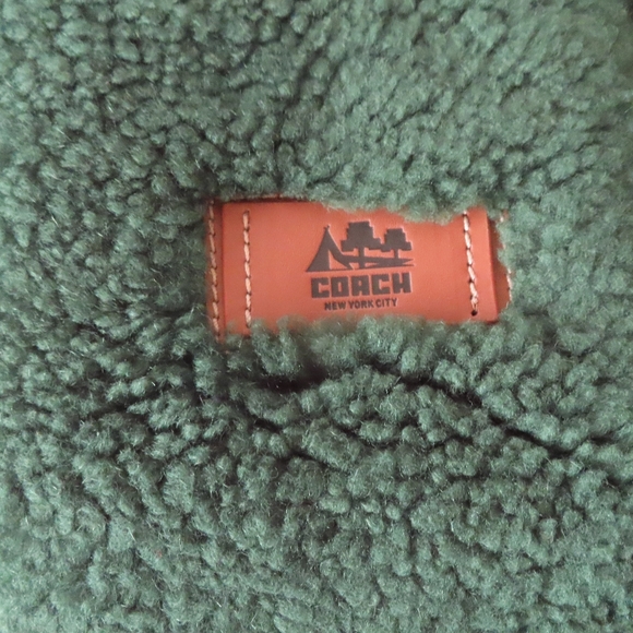 Coach Shearling Vest - Hunter Green - Size 50 NWT - Picture 2 of 9